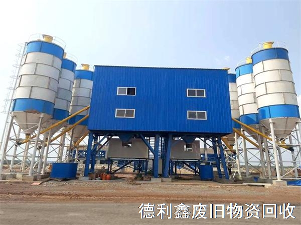 二手水泥罐回收，散裝水泥倉回收，攪拌站設備回收